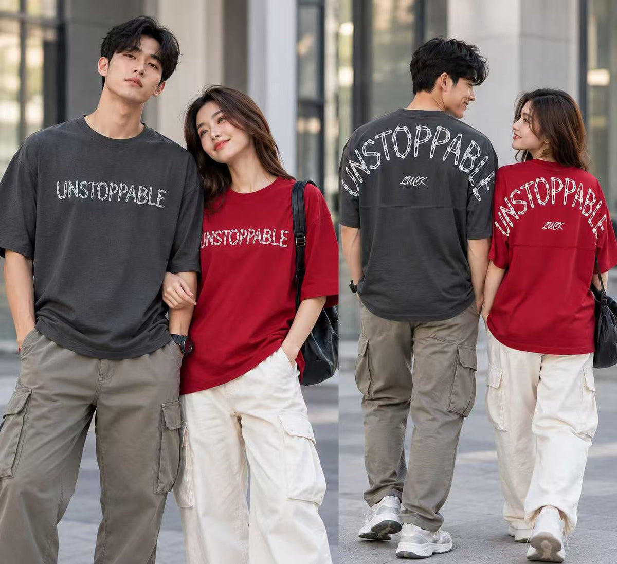 “UNSTOPPABLE” Oversized Tee - 3886