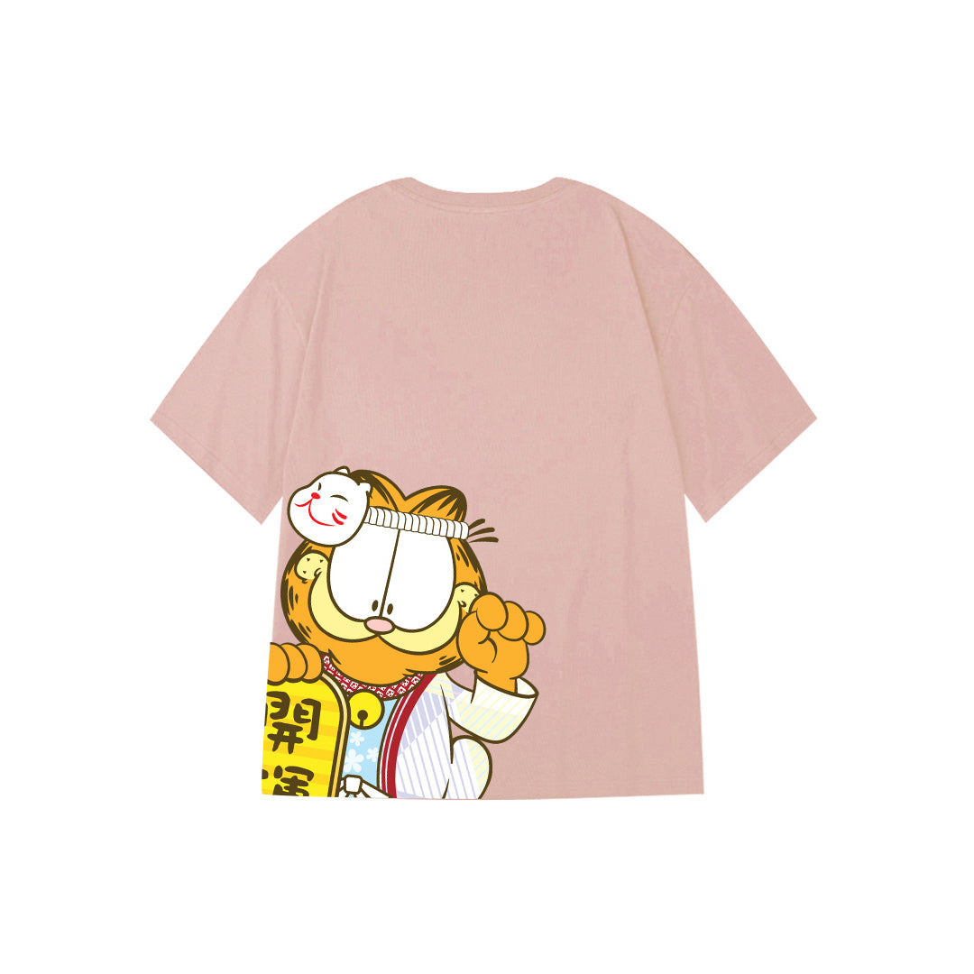 "Fortune Garfield" High Graded Odell Fabric Oversized Tee 2707