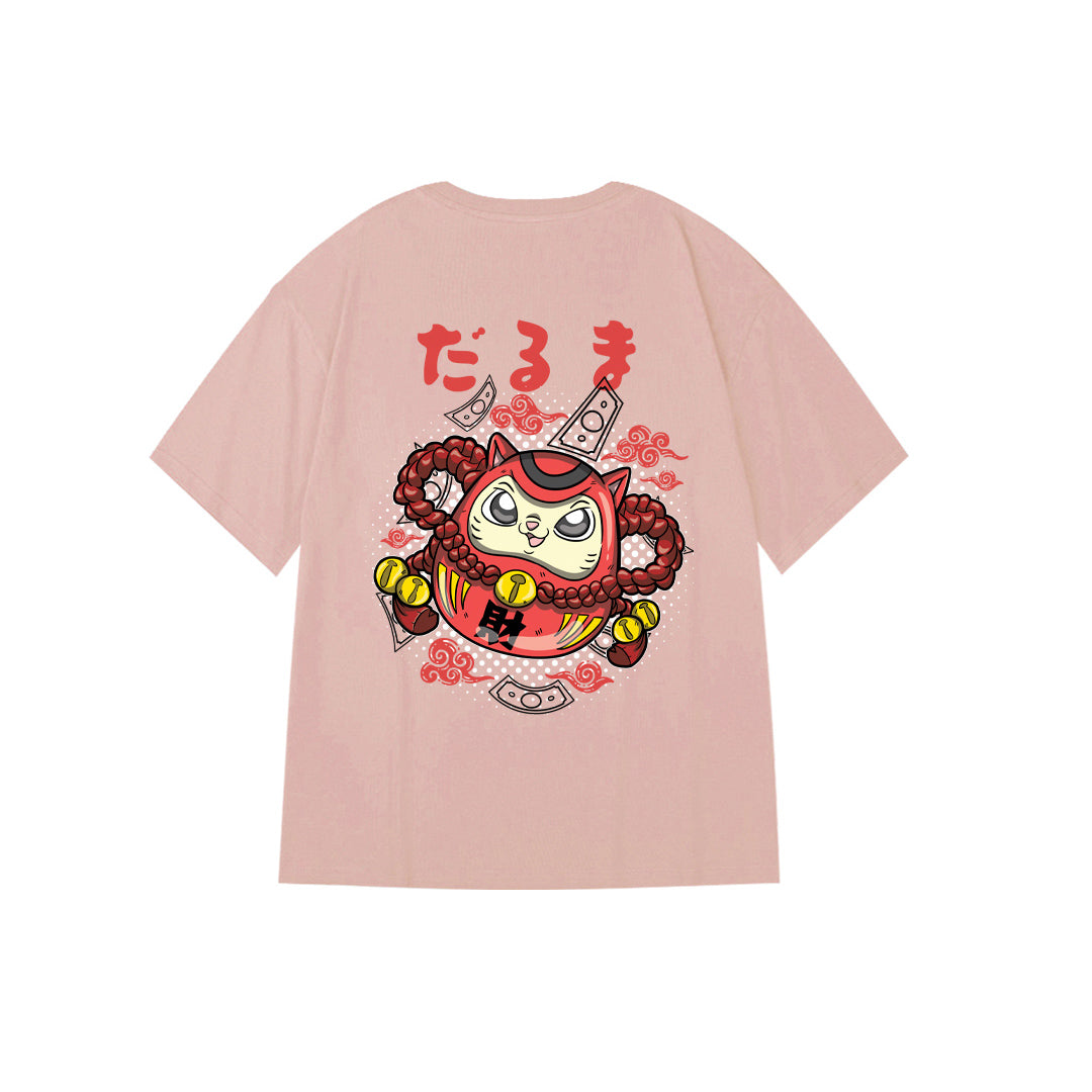 "Lucky Daruma" Oversized Unisex Kids T-Shirt 26481