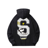 "Snoopy" High Graded Odell Fabric Hoodie Available in 2 Colors 7049