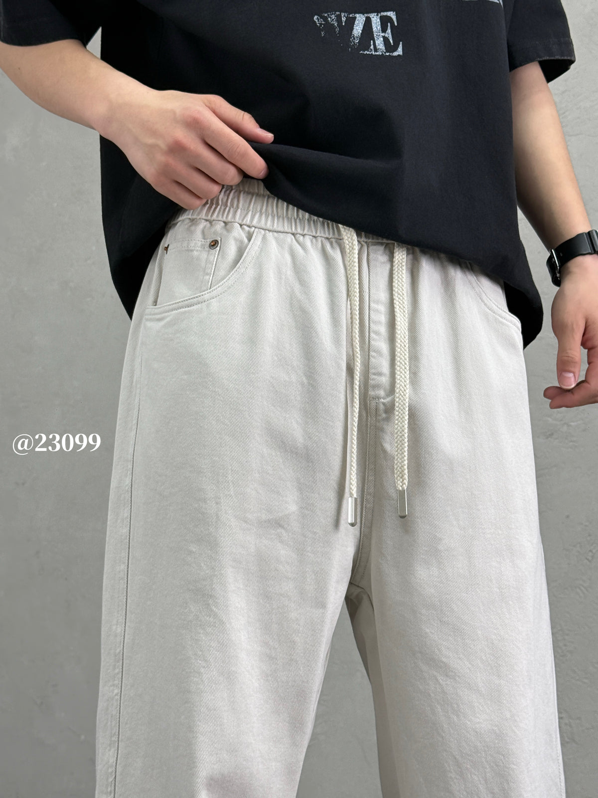 Paris Grey Cargo Pants 23099
