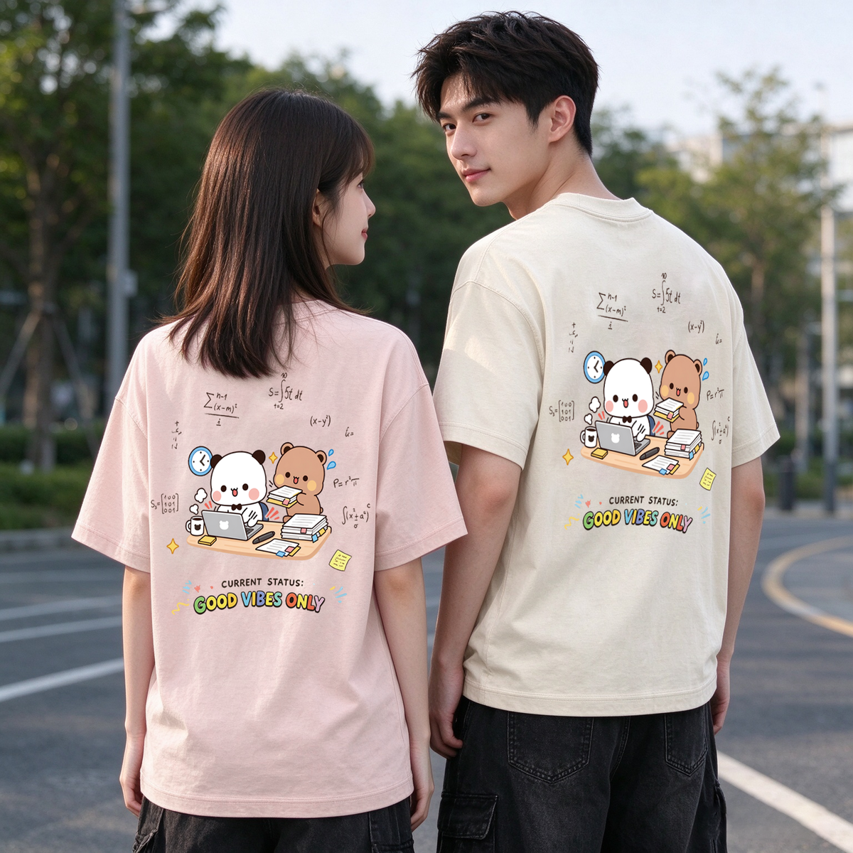 Good Vibes Only Oversized Tee - 2030