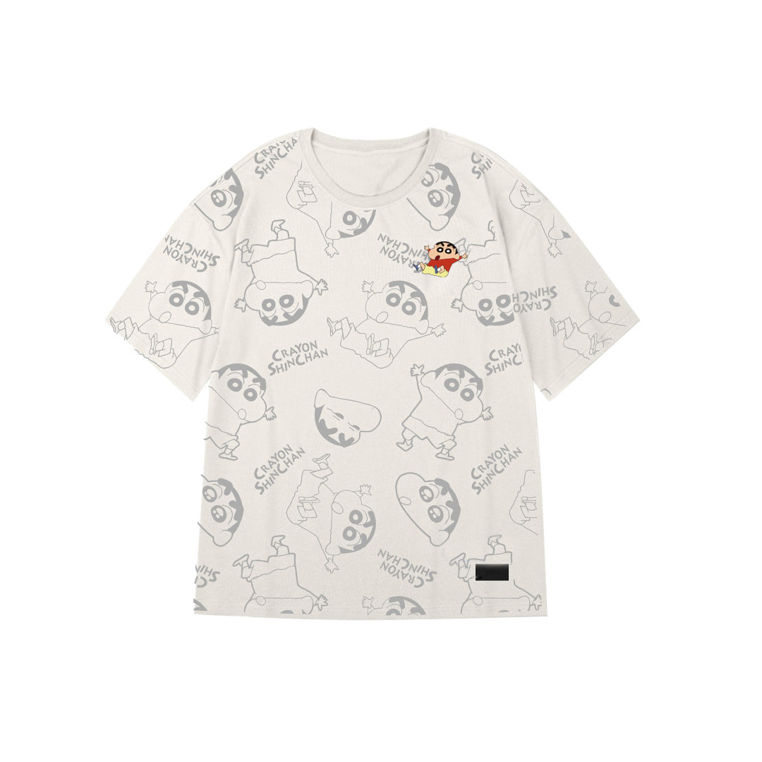 "Shin-Chan" Graffiti Oversized Tee - 2979