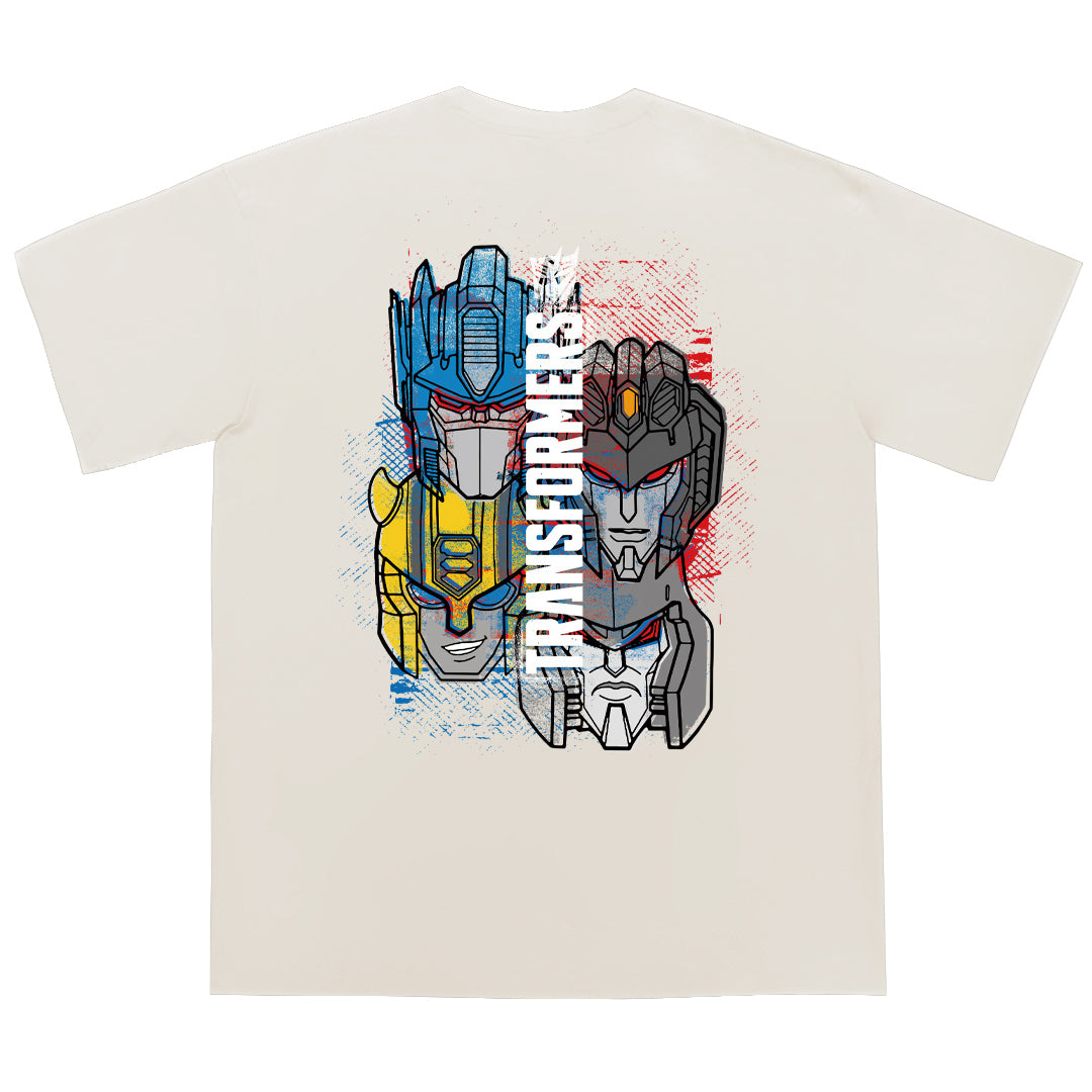 "TF-FOUR TRANSFORMERS" Drop-Shoulder Oversized Tee - 2945