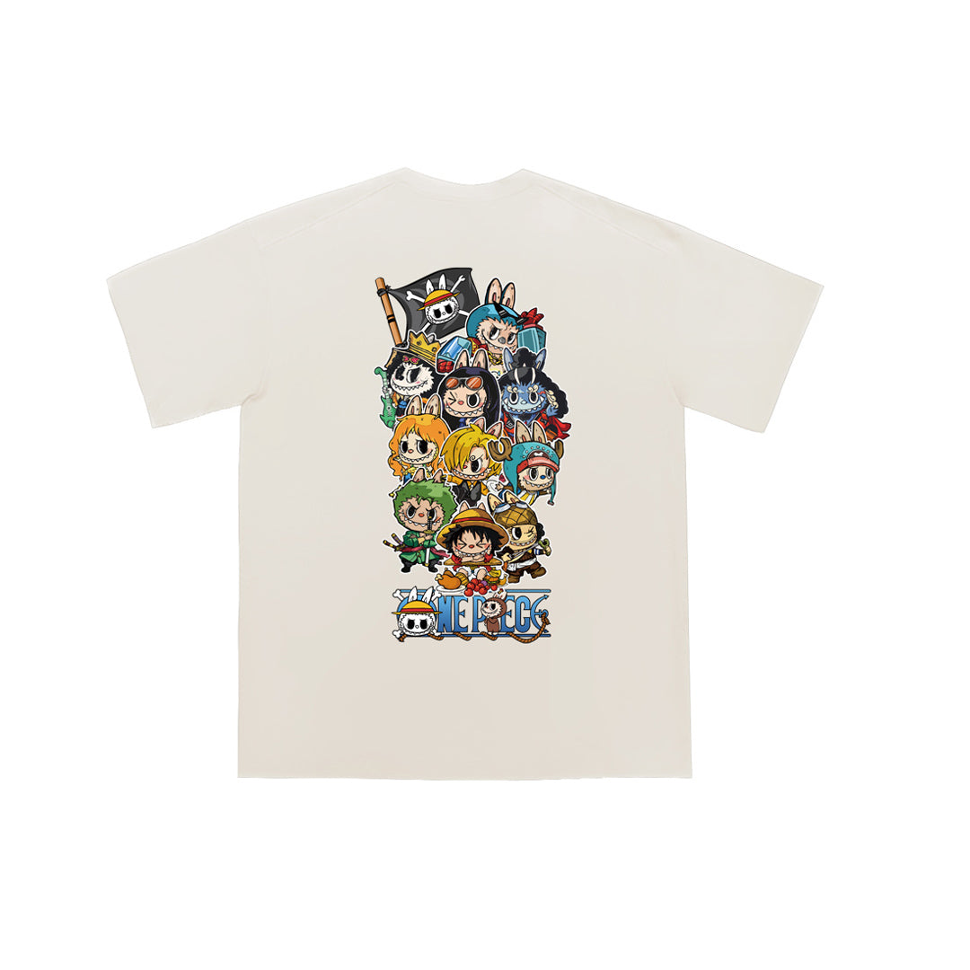 "One Piece Labubu" Oversized Unisex Kids T-Shirt 20721