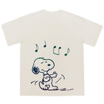 "Snoopy rhythmic sway" High Graded Odell Fabric Print Oversized Tee 2002