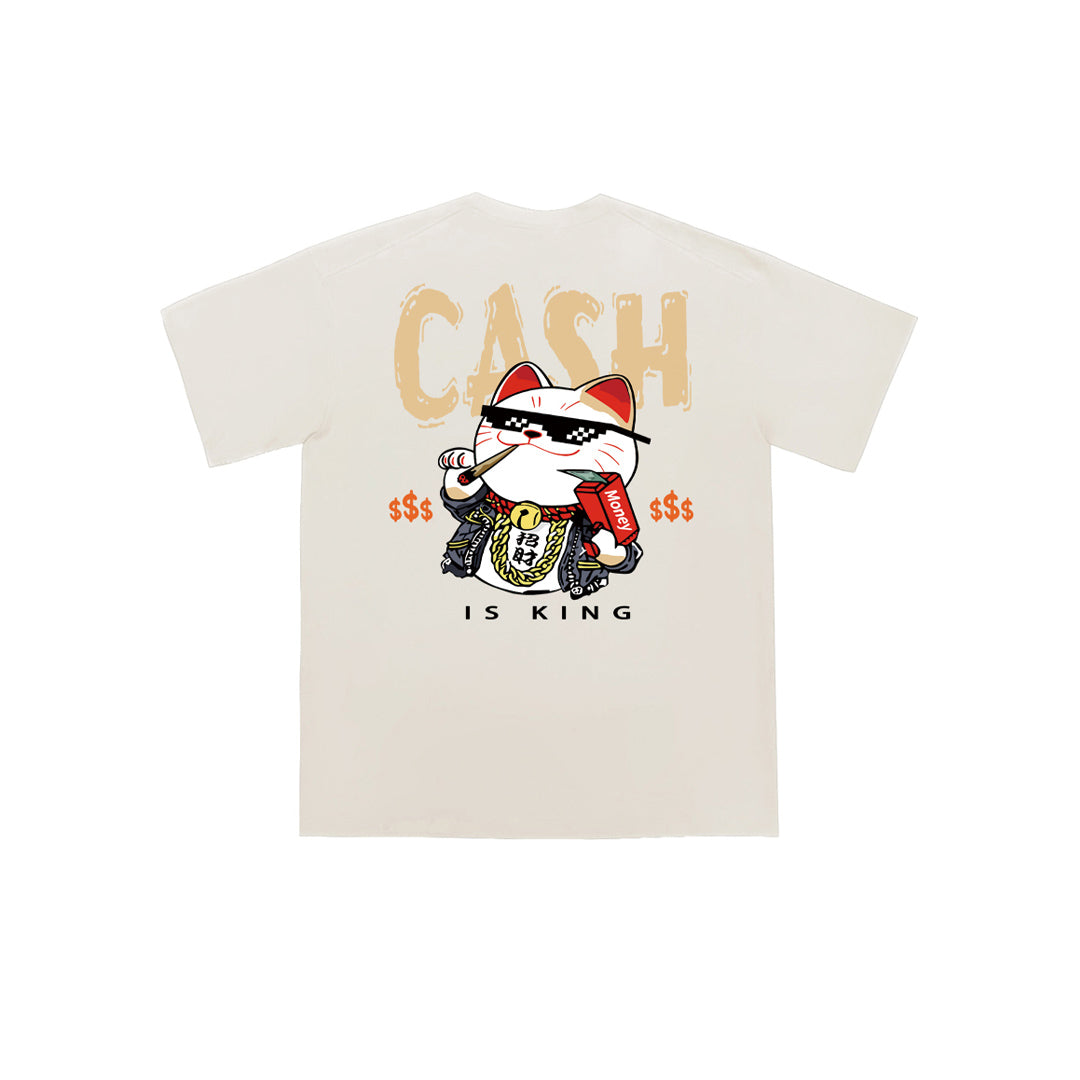 "CASH IS KING" Oversized Tee - 2054