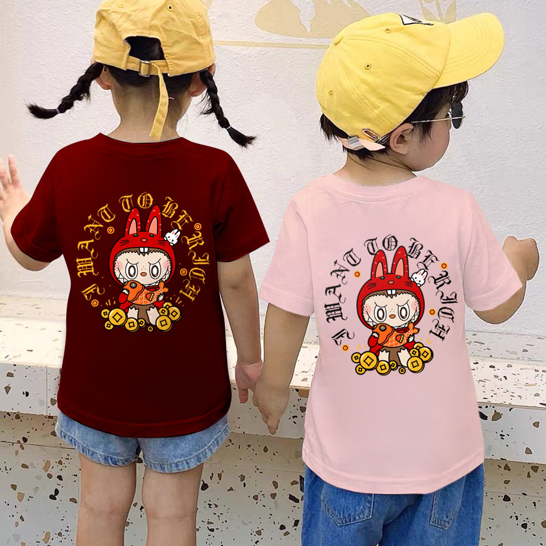 "Lucky Little Labubu" Oversized Unisex Kids T-Shirt 20931