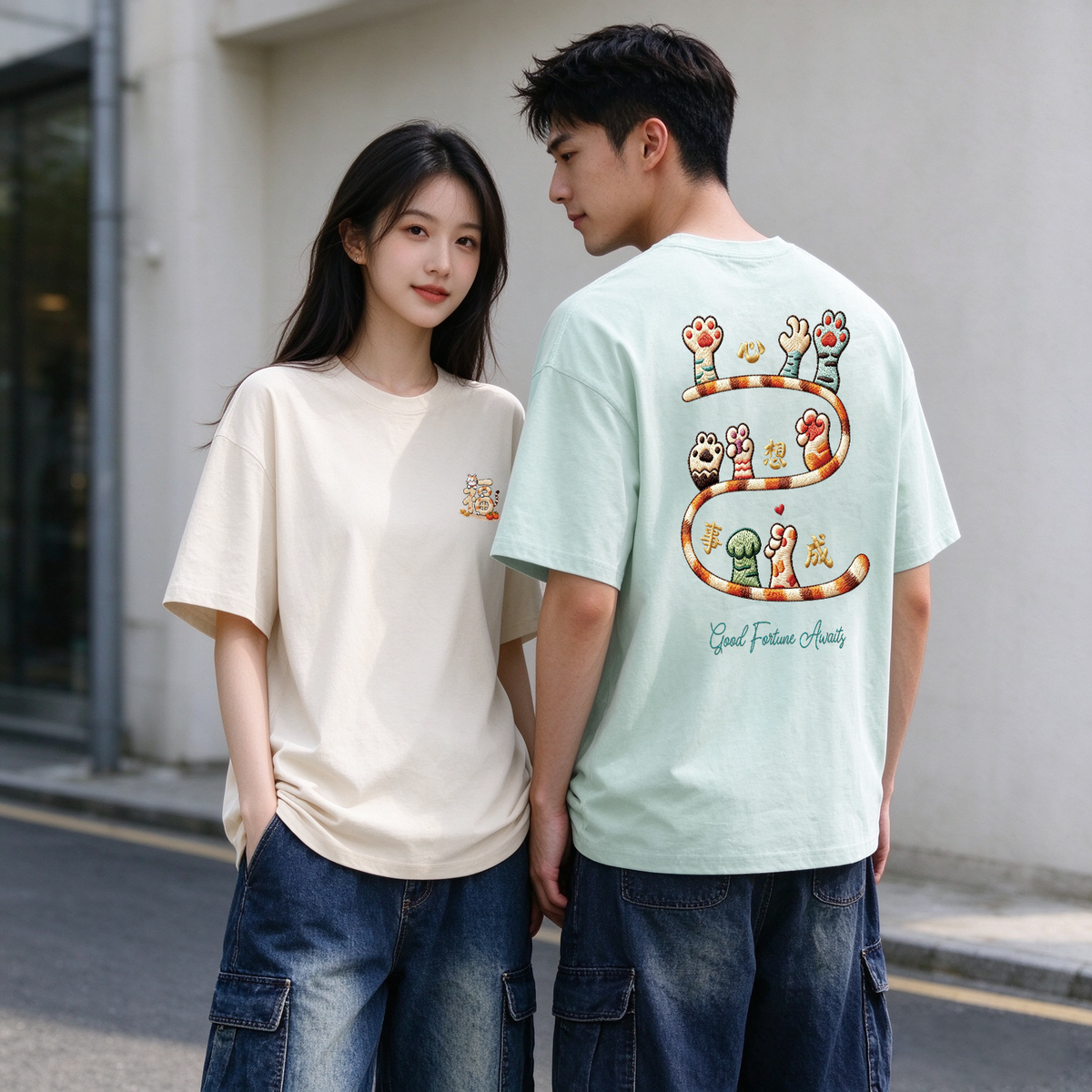 NEW YEAR Oversized Tee - 3957