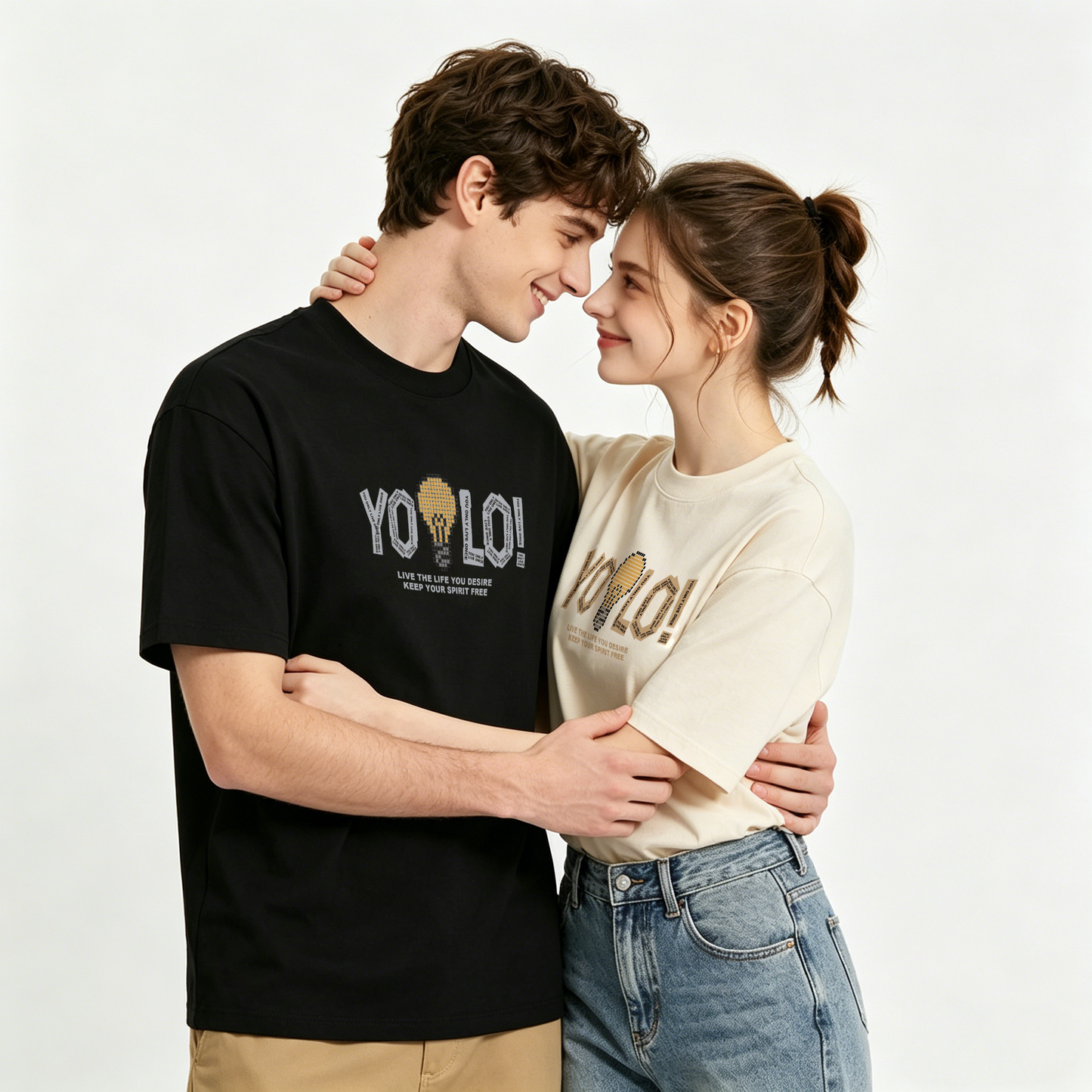 ”YOLO" Oversized Tee -3811