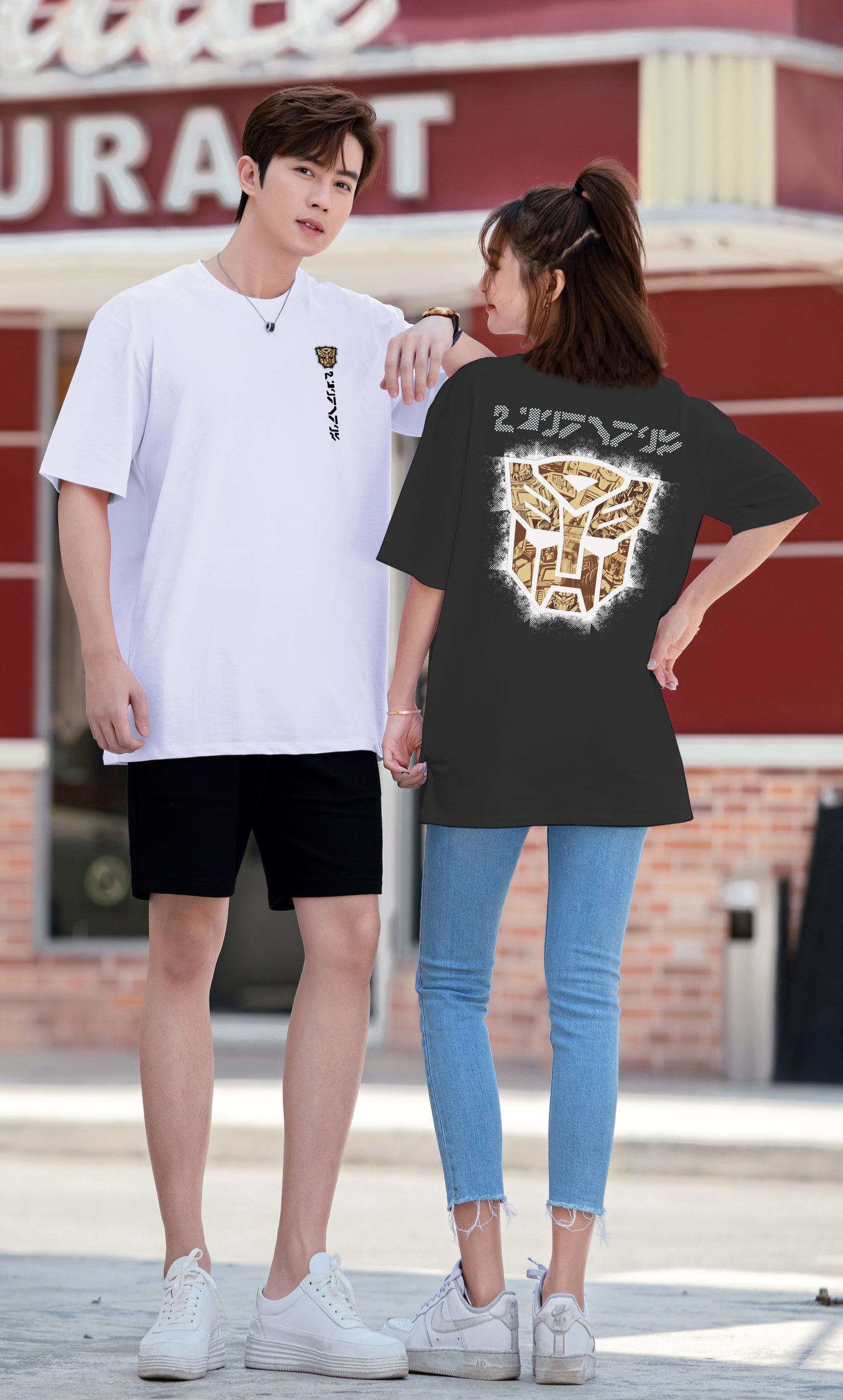 "TF-Shield" Drop-Shoulder Oversized Tee - 2943