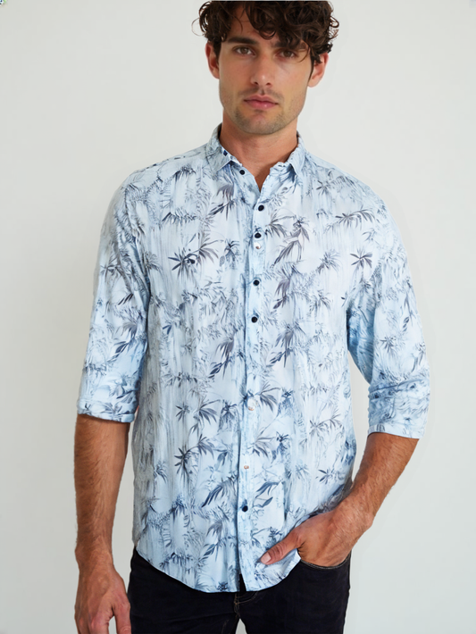 3/4 Sleeve Printed Shirt available in 2 colors- 1147