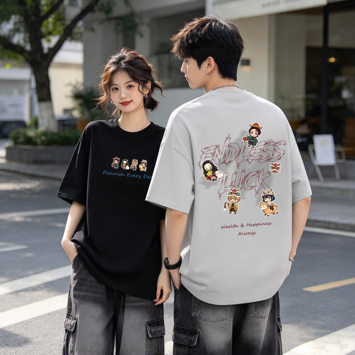 NEW YEAR Oversized Tee - 3963