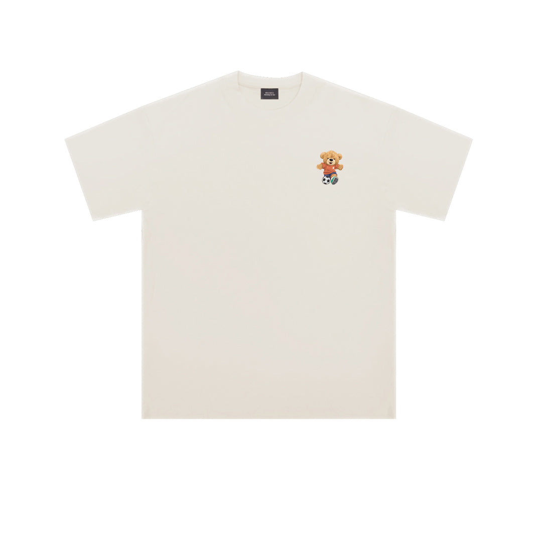 ”BEAR FOCUS ON GOALS" Oversized Tee -3723