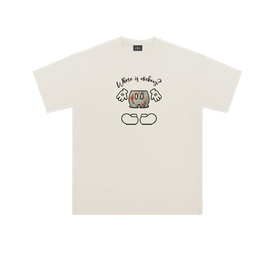 ”Where is Mickey" Oversized Tee -3809
