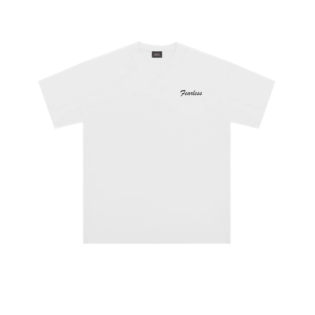 ”Fearless cat" Oversized Tee -3807