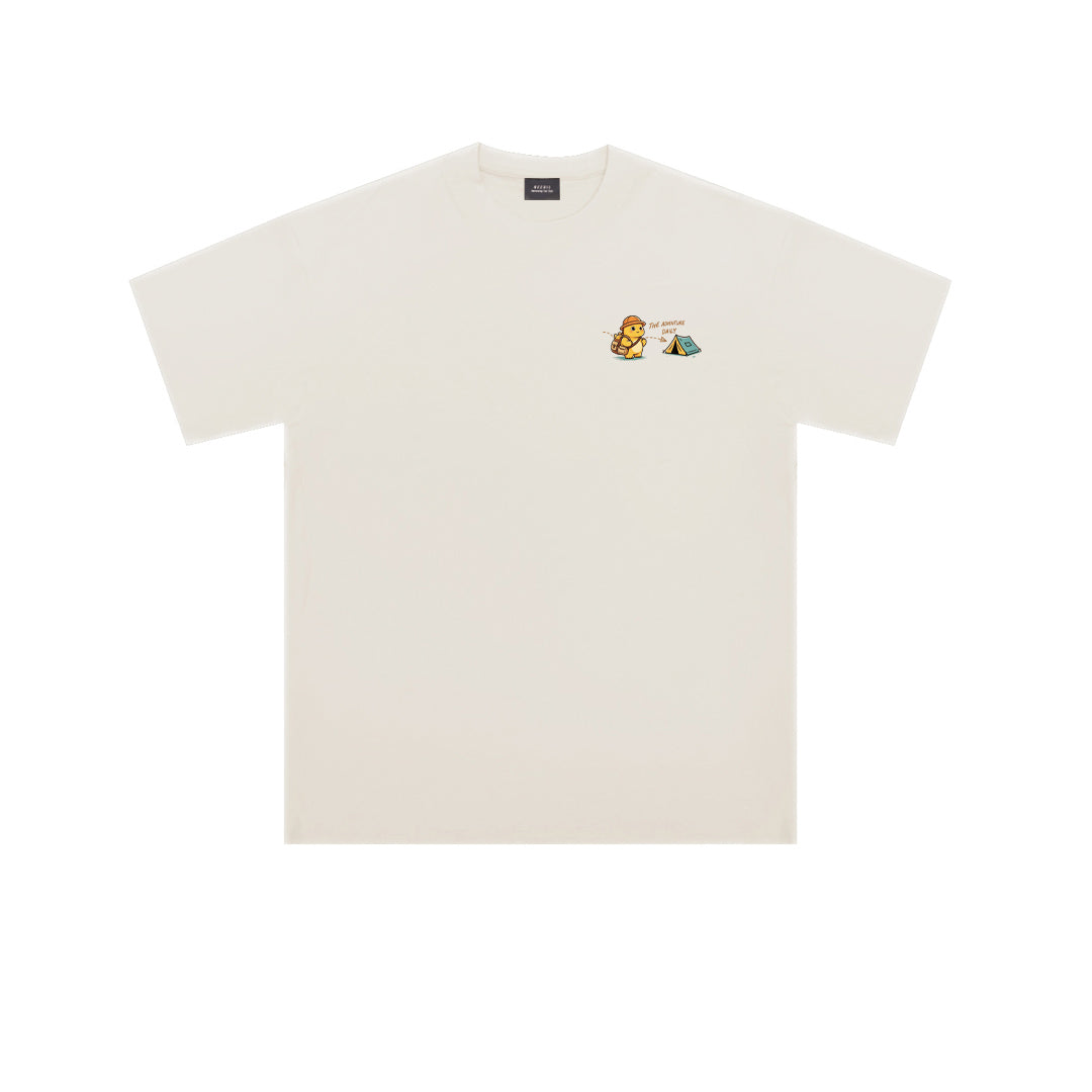 “CHASE THE HORIZON” Oversized Tee -3910