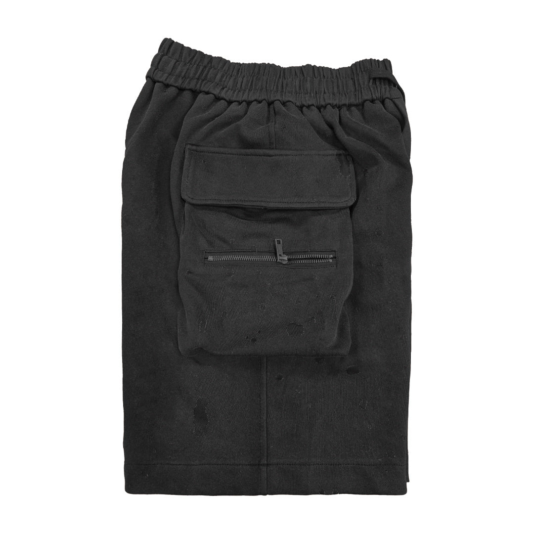 Black Jogger Shorts 8127