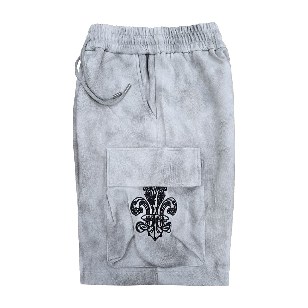 White Jogger Shorts 8126