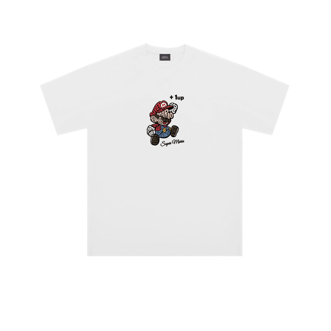 “+1UP" Oversized Tee -3806