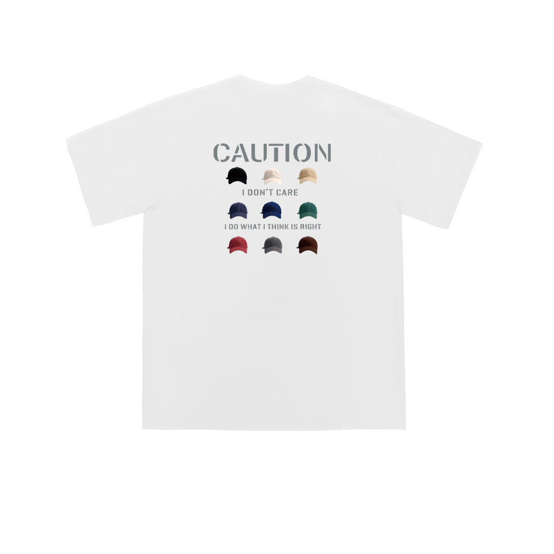 ”CAUTION" Oversized Tee -3771