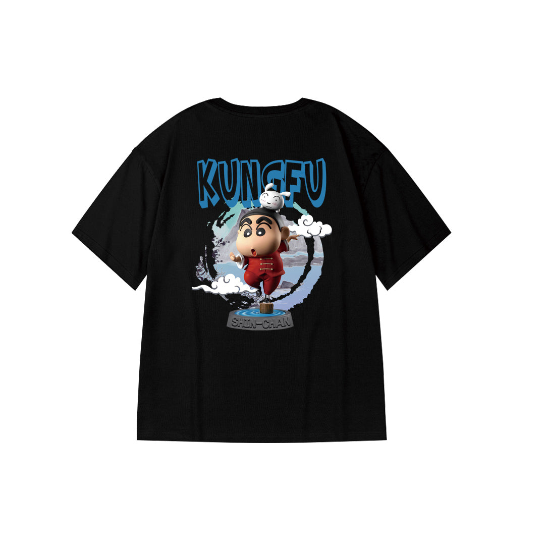 "KUNG FU-Crayon Shin-chan" Oversized Tee - 2933