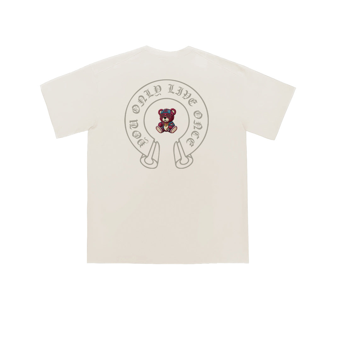 ”You only live once" Oversized Tee -3735