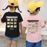 "PAW$ITIVITY" Oversized Unisex Reflective Kids T-Shirt 26651
