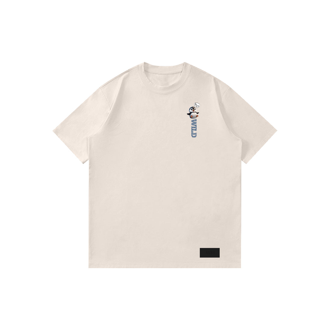 "Cute little penguin“ High Graded Odell Fabric Oversized Tee 2927