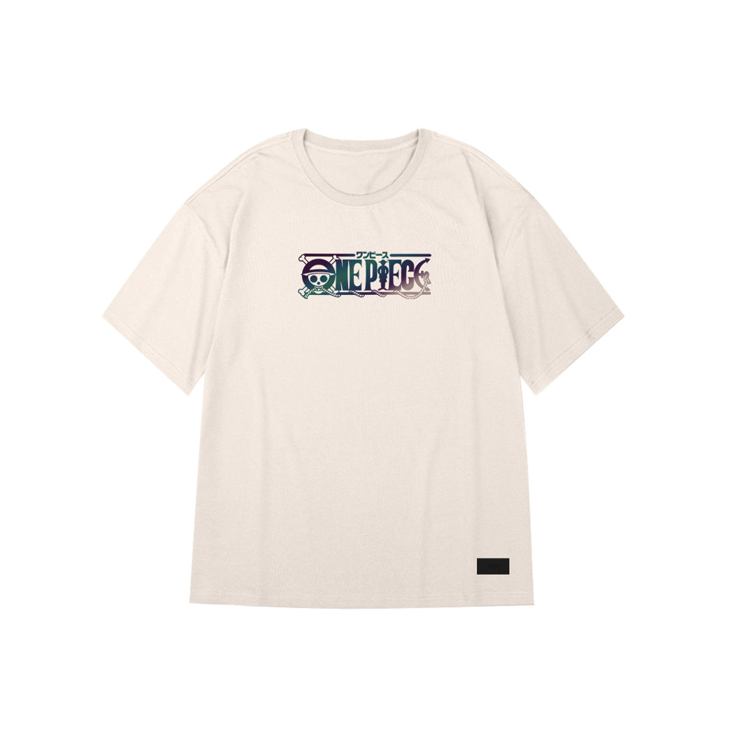 "LUFFY GEAR5" Reflective Print Oversized Tee - 2530