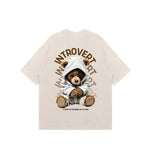 "Introvert Bear" Oversized Tee 2557