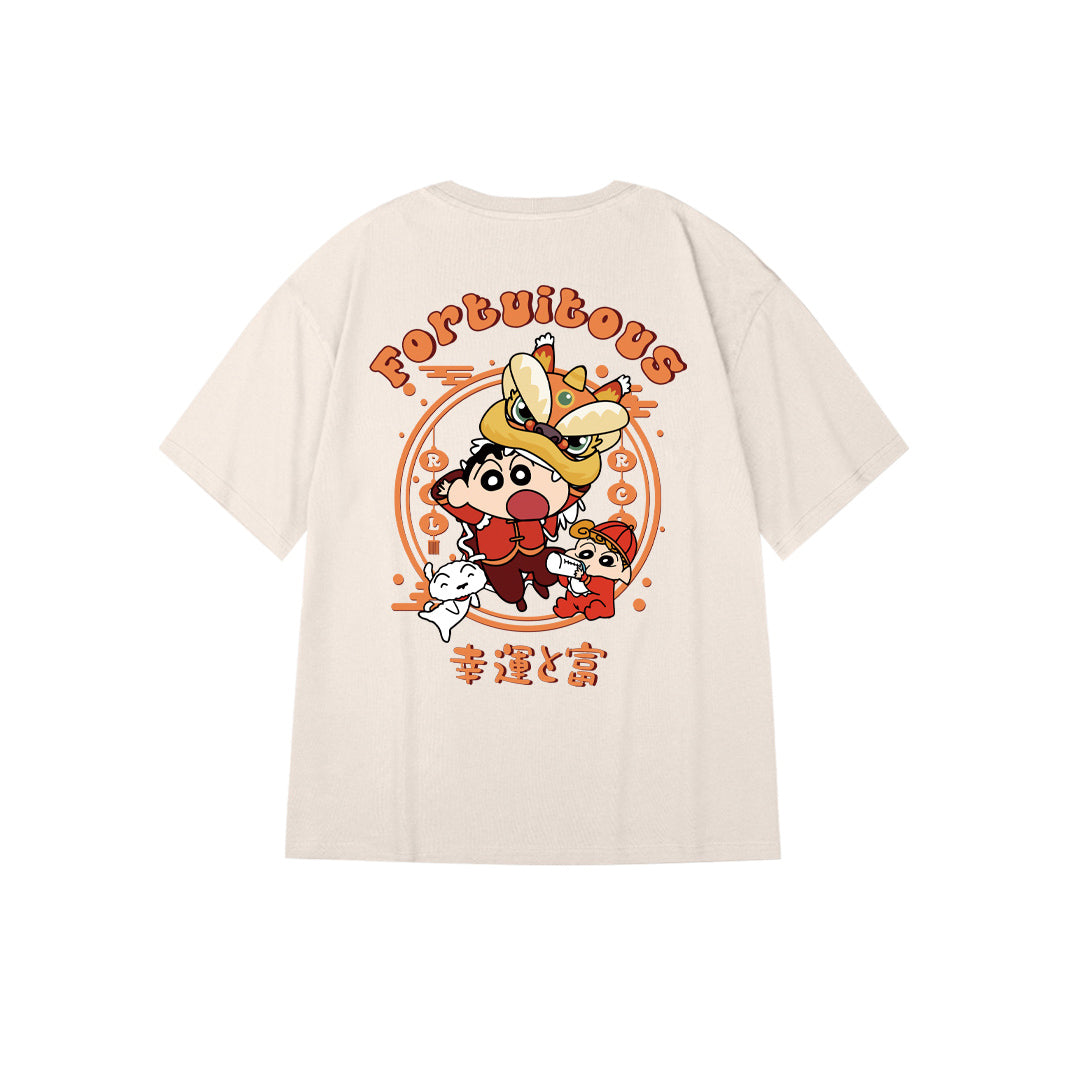 "Fortuitous Shin-Chan" Oversized Tee - 2977