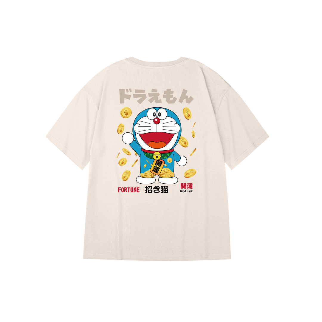 "FORTUNE CAT" Oversized Tee - 2955