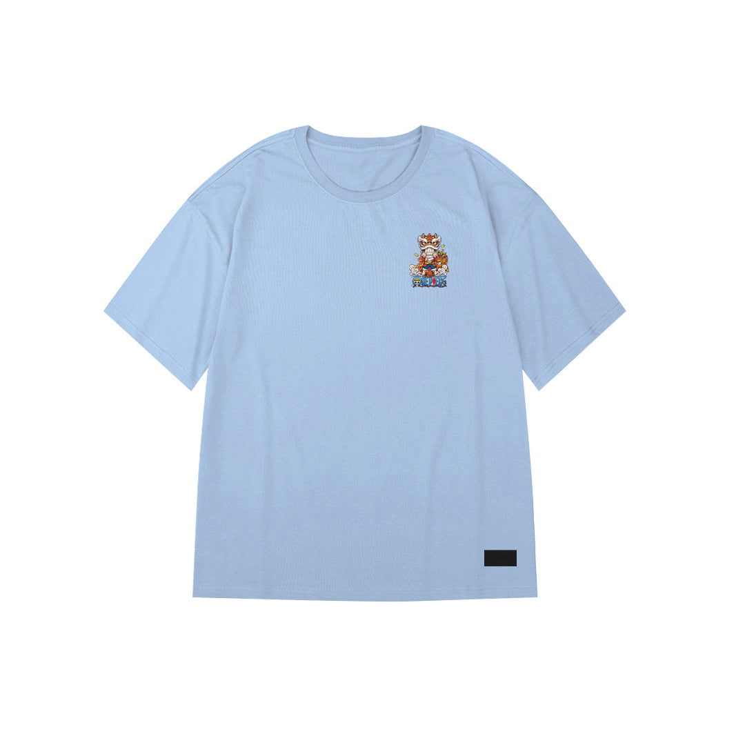 "Lion Dance Luffy" Oversized Tee - 2968