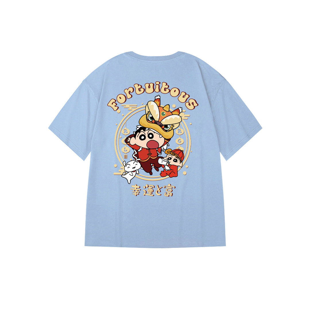 "Fortuitous Shin-Chan" Oversized Tee - 2977