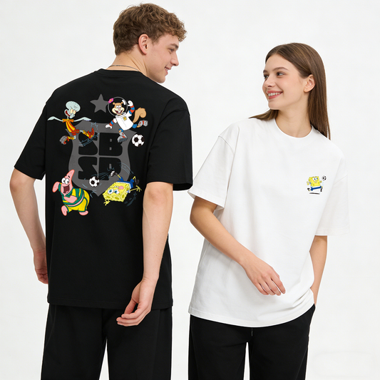 "SBSP PLAY FOOTBALL GAME" Oversized T-Shirt - 3731