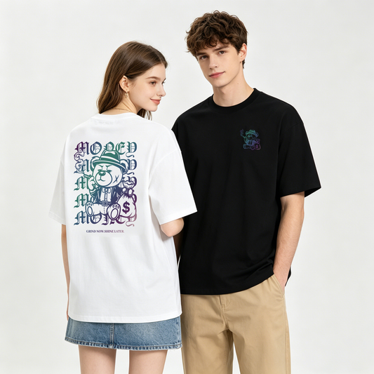 ”MONEY BEAR" Oversized Tee -3733