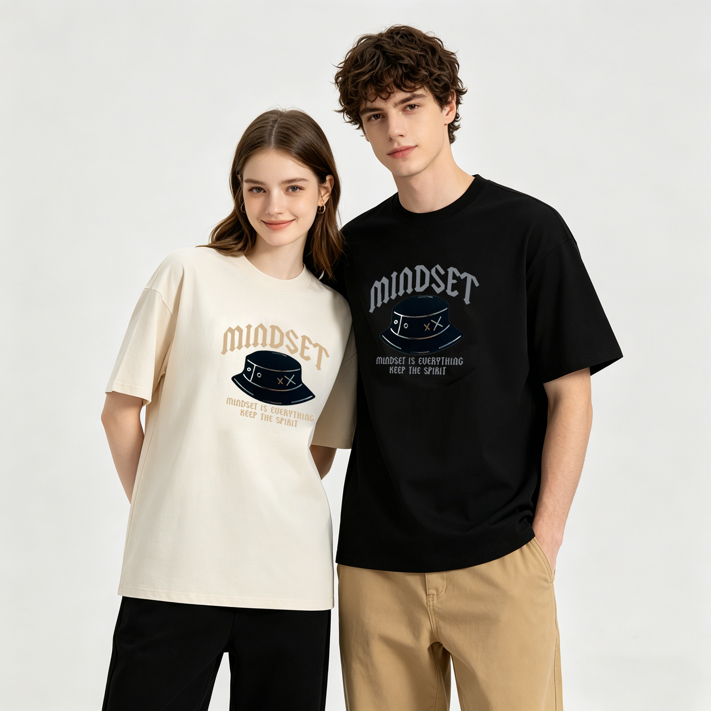 ”MINDSET" Oversized Tee -3770