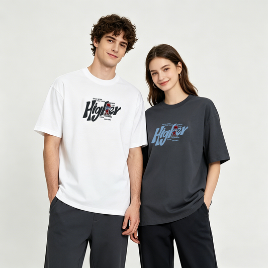 ”HIGHER" Oversized Tee -3758