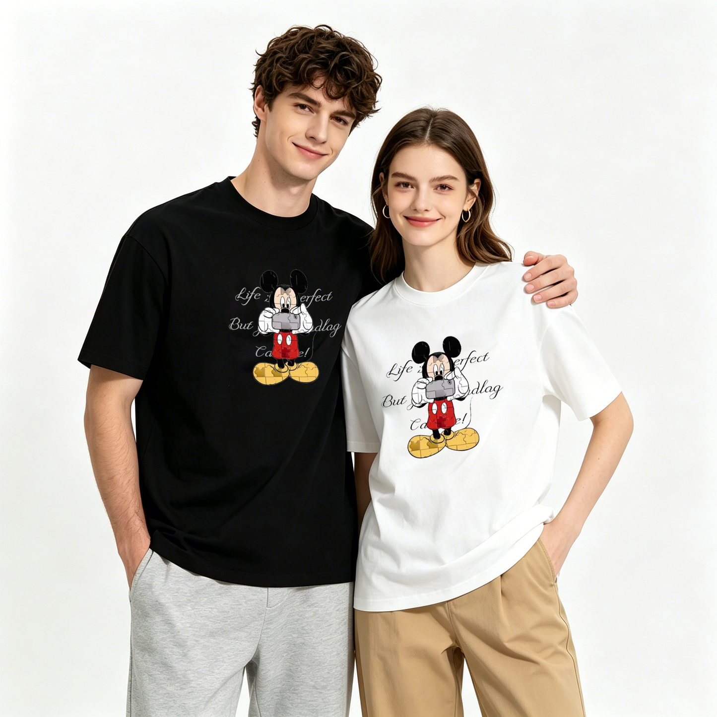 “Puzzle” Oversized Tee -3763