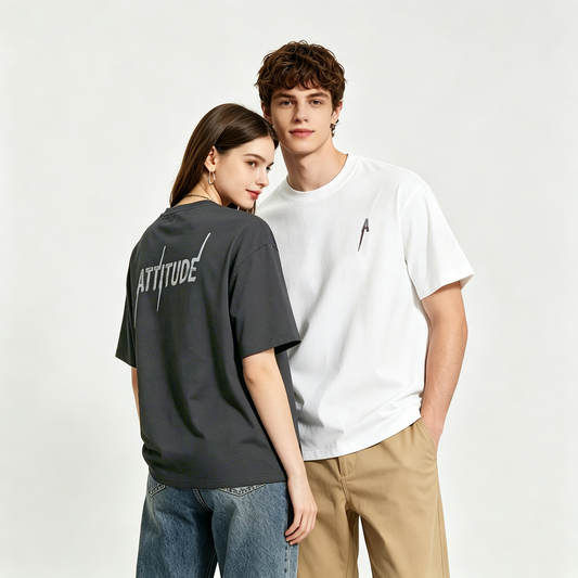 ”A-ATTITUDE" Oversized Tee -3768