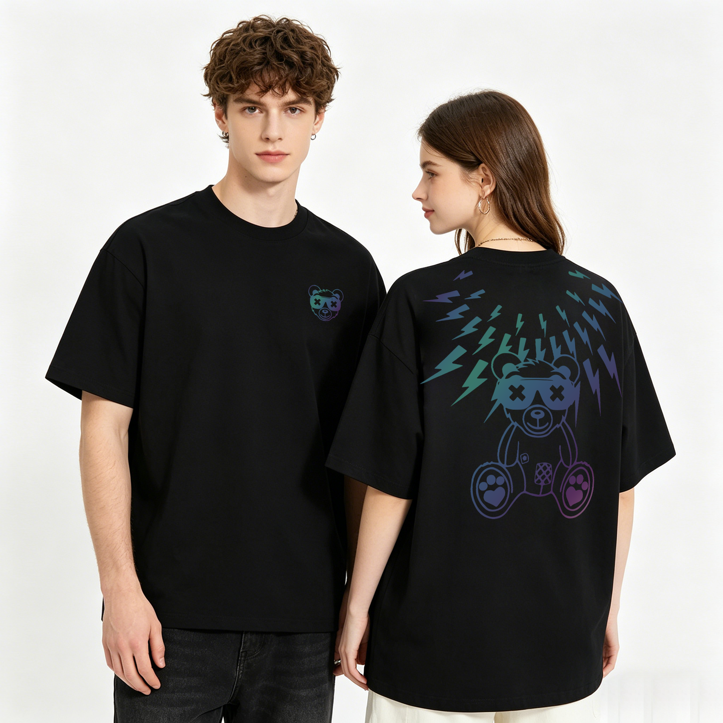 ”X-BEAR" Oversized Tee -3738