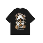 "Introvert Bear" Oversized Tee 2557