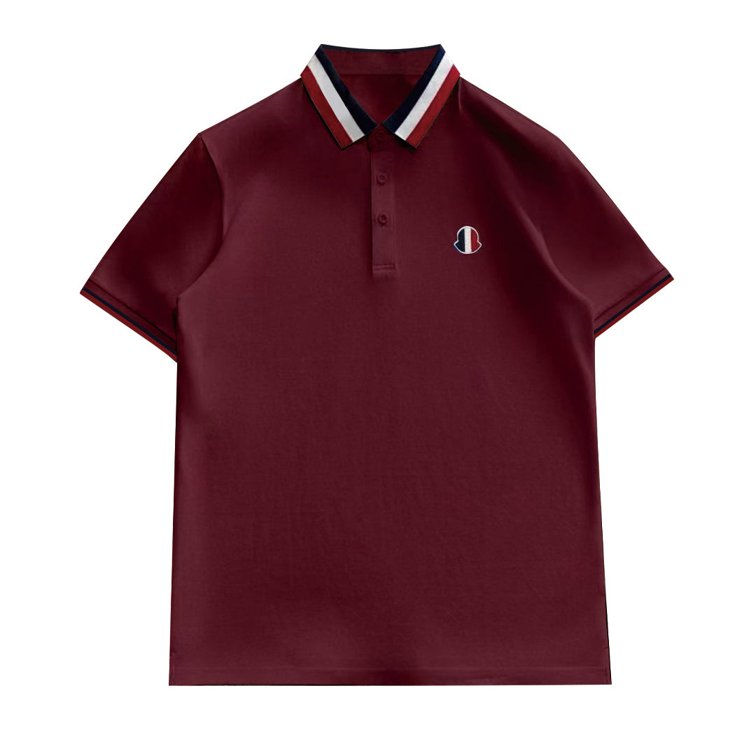 Maroon Red Polo T-Shirt 4026