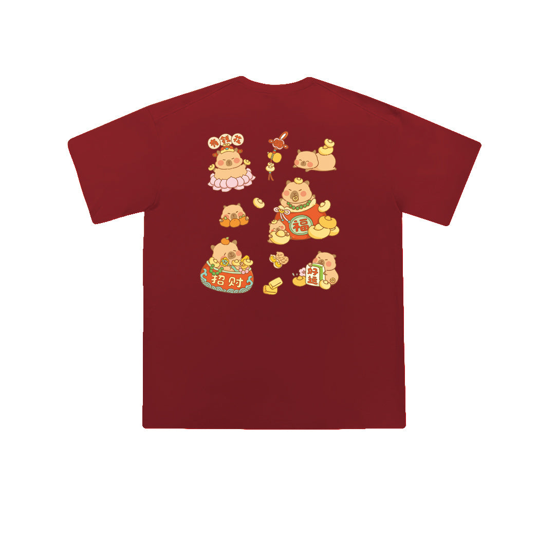 "GOOD LUCK" Oversized Tee - 3657