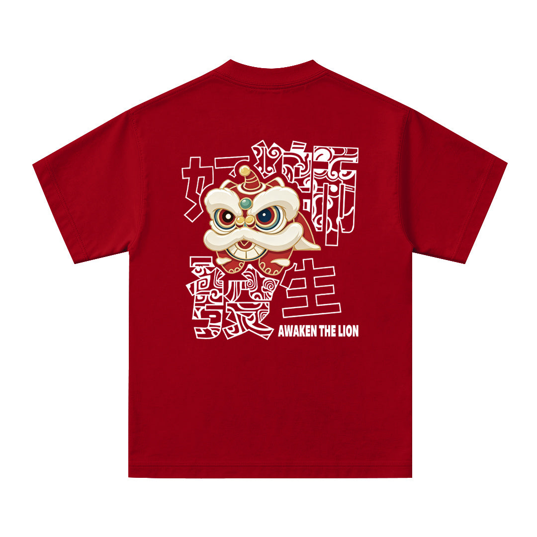 Awaken The Lion Oversized Tee - 3935