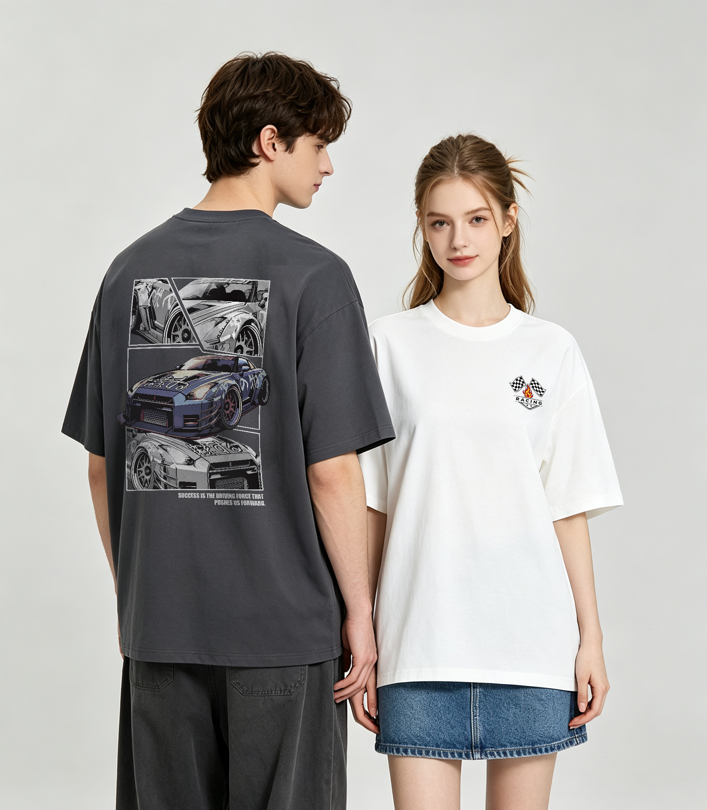 "RACING"Oversized Tee - 3850