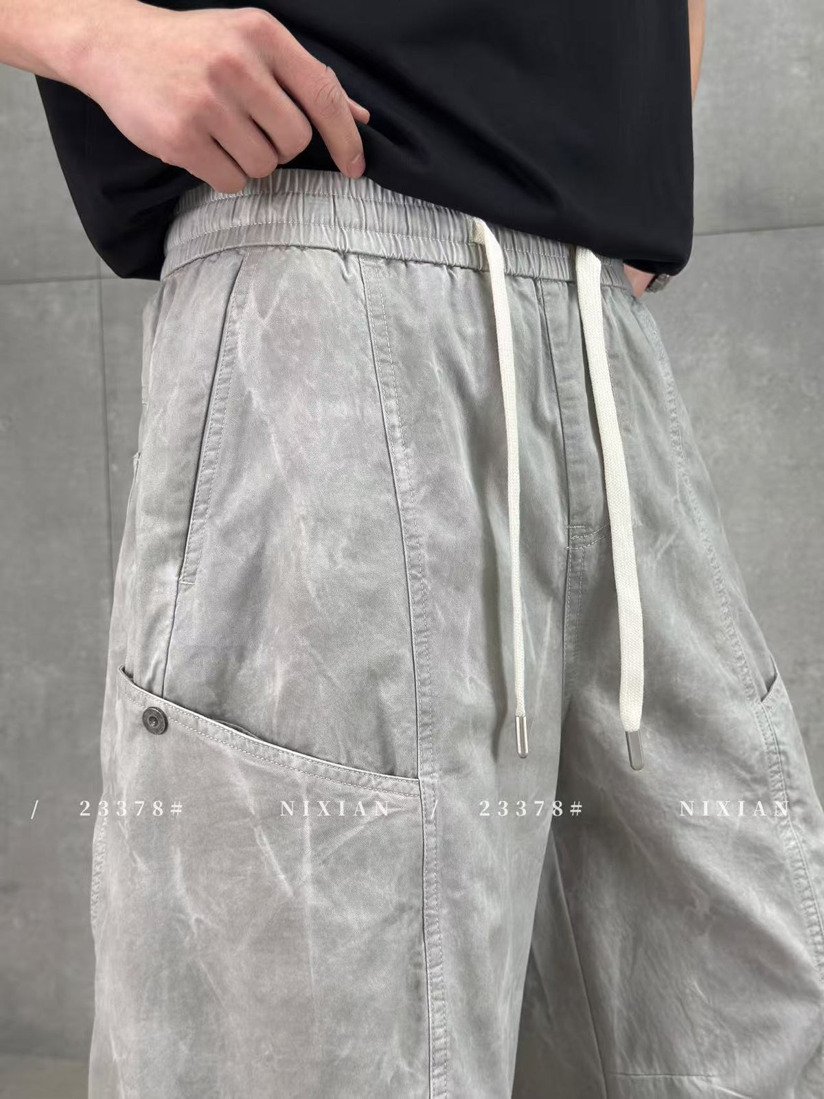 Pasir Grey Cargo Pants 23378