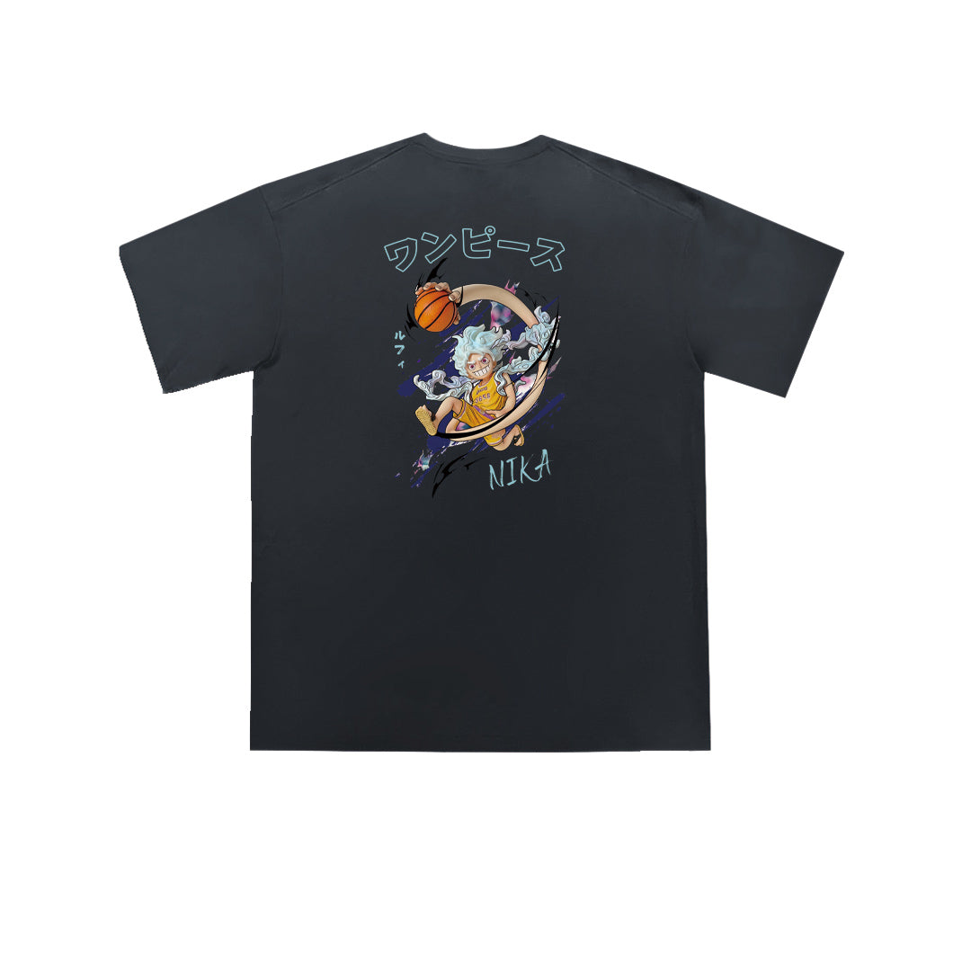 "NIKA SLAM DUNK" Oversized Tee - 3862