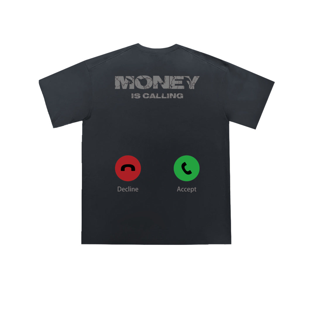 Money is Calling Oversized Tee - 3998